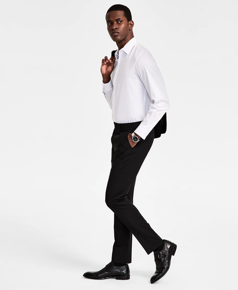 Calvin Klein Men's Skinny-Fit Wool Blend Suit Pants
