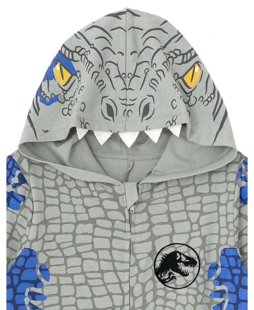 Jurassic World Boys Park Blue Coverall to