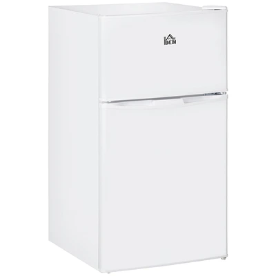 Compact 3.2 Cu.Ft Mini Fridge with Adjustable Shelf, Thermostat, Reversible Door