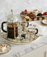 MacKenzie-Childs Glass Coffee Cup, Set of 2