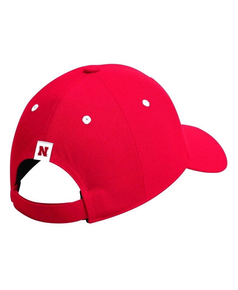 Adidas Men's Scarlet Nebraska Huskers Seasonal Half Font Adjustable Hat