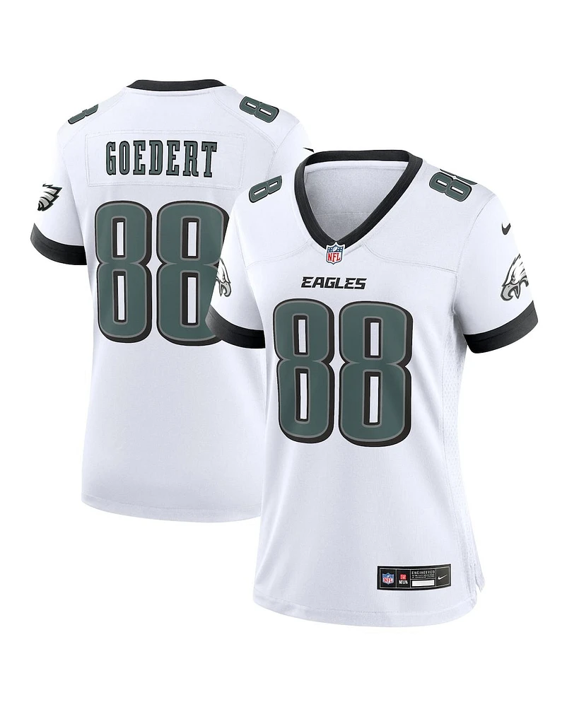 Nike Women's Dallas Goedert White Philadelphia Eagles Game Jersey