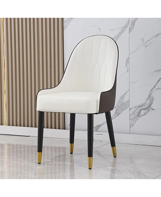 Modern Pu Leather Dining Chair (Set of 2)