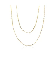 The Lovery Sparkle Chain Necklace 14K Gold 24 inches