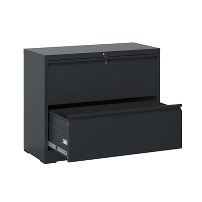 Simplie Fun 2-Drawer Lateral File Cabinet with Lock