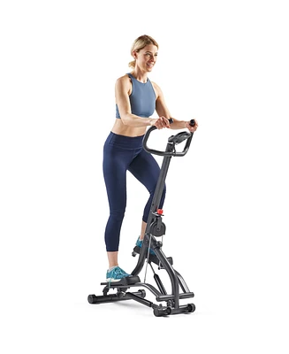 Sunny Health & Fitness Smart Extra Long Range Climber Stepper with Handlebar