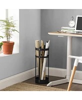 Steel Umbrella Stand for Indoor and Outdoor Use with Stable, Rust-Resistant Design
