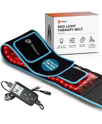 Lifepro Red Light Therapy Belt - Infrared Light for Muscle Relaxation, Inflammation & Circulation