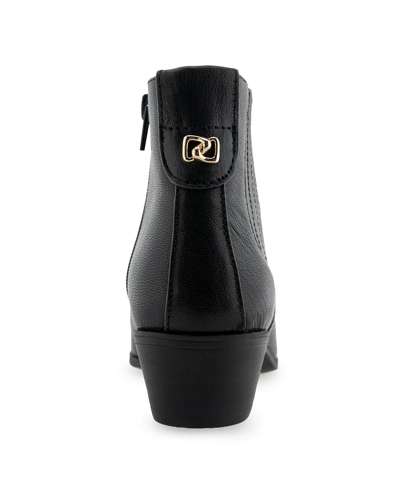 Aerosoles Women's Claus Buckle Ornament Booties