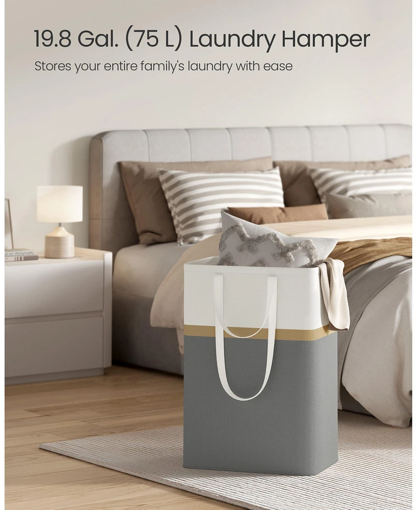 Slickblue Top Laundry Hampers for Easy Organization and Stylish Storage Solutions (Set of 2)