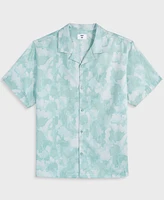 Mode of One Men's Relaxed-Fit Printed Button-Down Camp Shirt