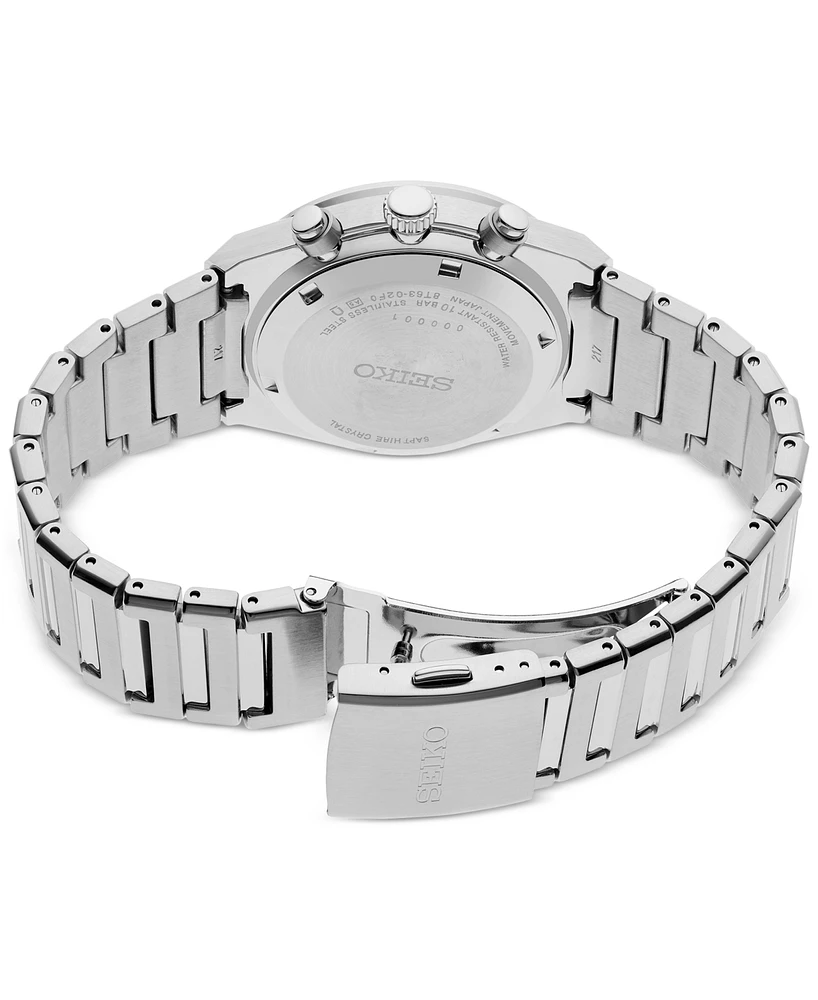 Seiko Men's Chronograph Essentials Stainless Steel Bracelet Watch 40mm