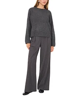 1.state Women's Tailored High-Waist Embellished Pants