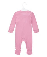 Huggies Baby Girls Organic Rib Coverall