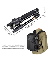 60" Professional Dslr Camera Tripod Monopod w/ Ball Head Pocket Travel Aluminum 60"