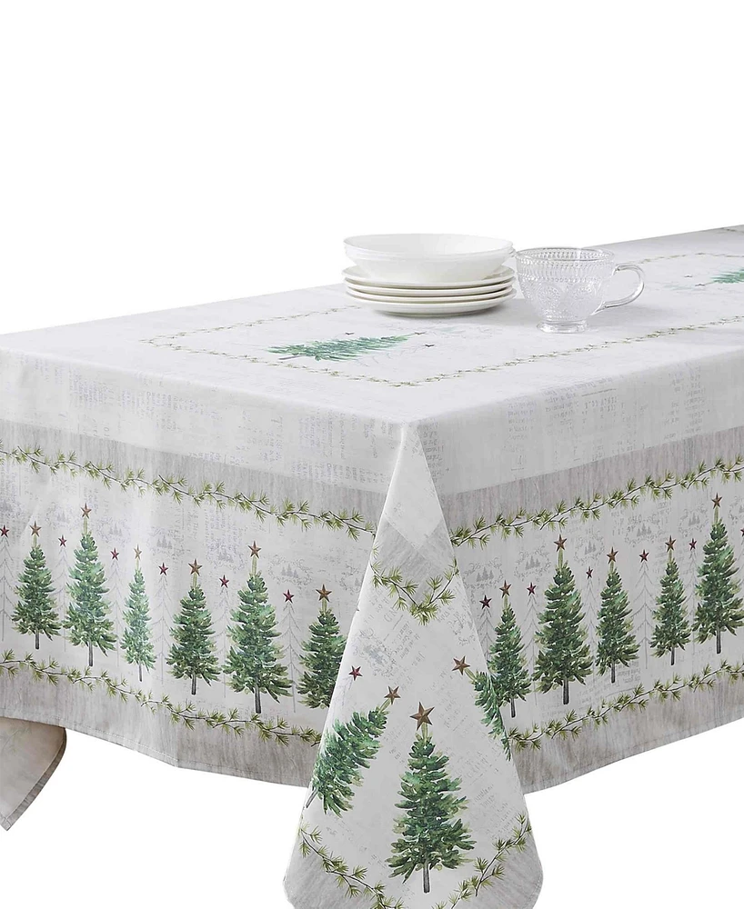 Avanti Trees Polyester Tablecloths Oblong, 60" x 102"