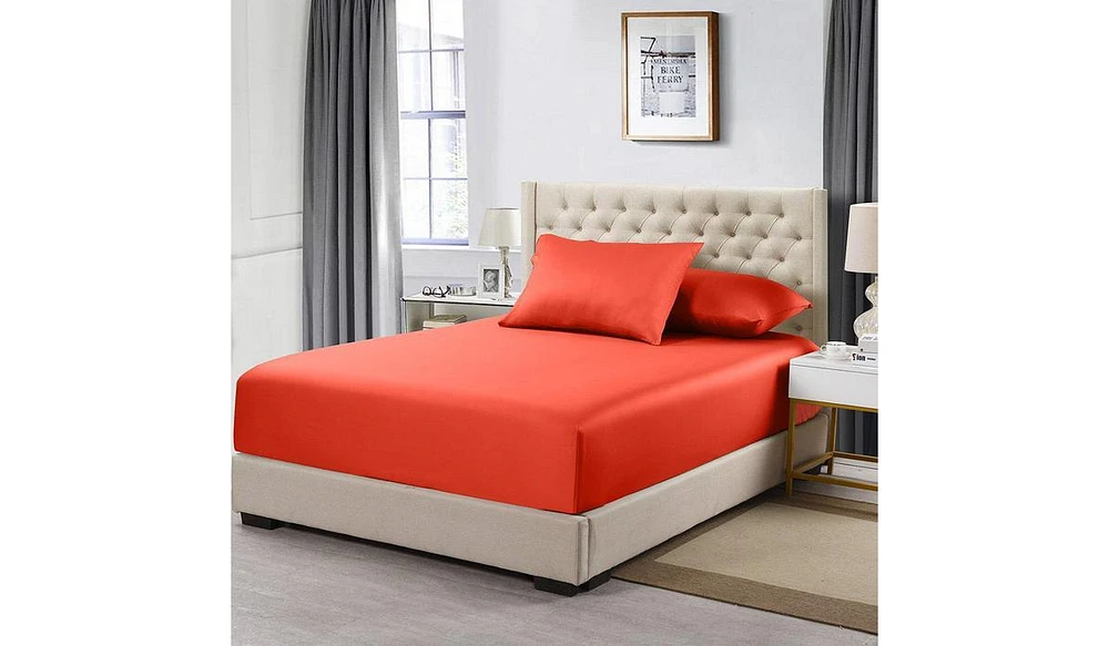 Egyptian Linens Bamboo Cotton Hybrid - Fitted Sheet Only