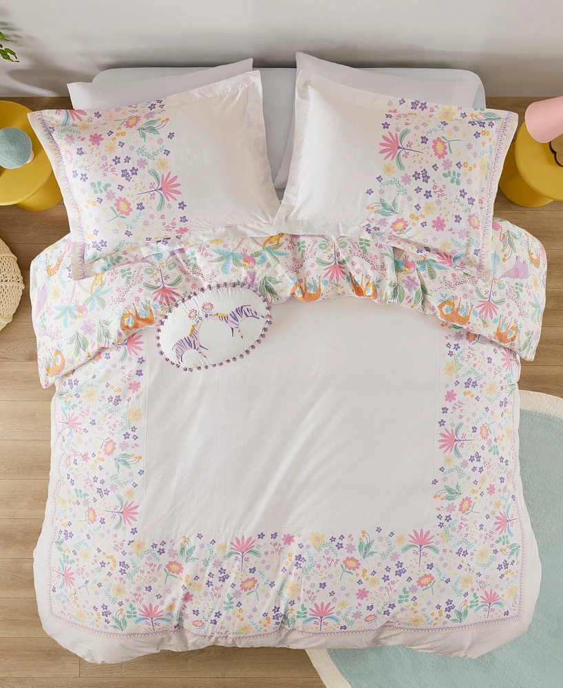 Intelligent Design Lulu Floral Reversible -Pc. Duvet Cover Set