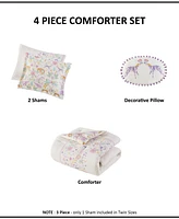 Intelligent Design Lulu Floral Reversible -Pc. Comforter Set