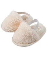 Jessica Simpson Baby Bath Robe with Sherpa Slippers, 2-Piece Set