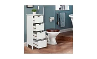 4-Drawer Storage Cabinet – Functional Organizer with Modern Design for Bedroom, Office, or Entryway