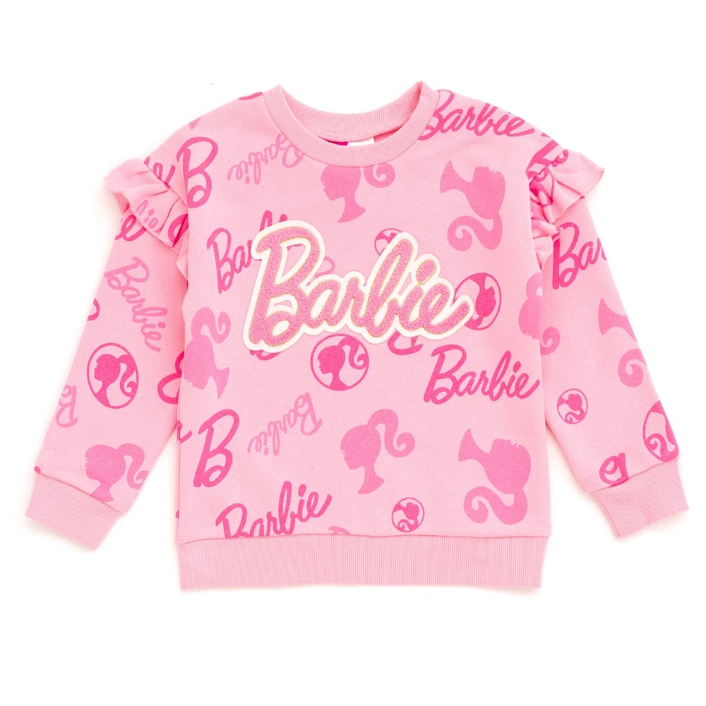 Barbie Toddler Girls Fleece Sweatshirt and Jogger Pants Outfit Set