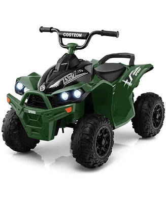 12V Battery Powered Kids Ride On Atv Electric 4-Wheeler Quad Car with MP3 & Ligh