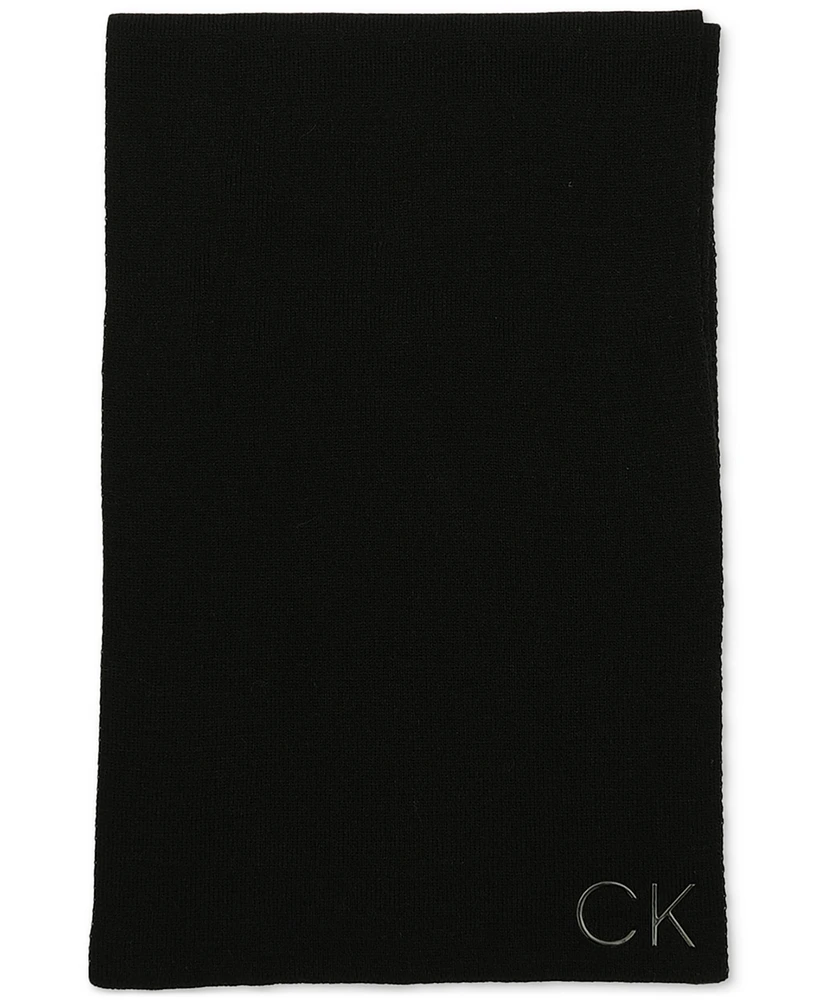 Calvin Klein Men's Logo Scarf & Beanie Set