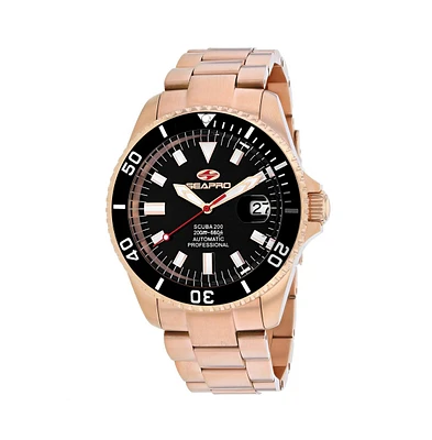 Seapro Men's Scuba 200 Black Dial Watch - SP4322