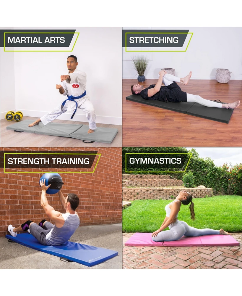 Tri-Fold Folding Exercise Mat