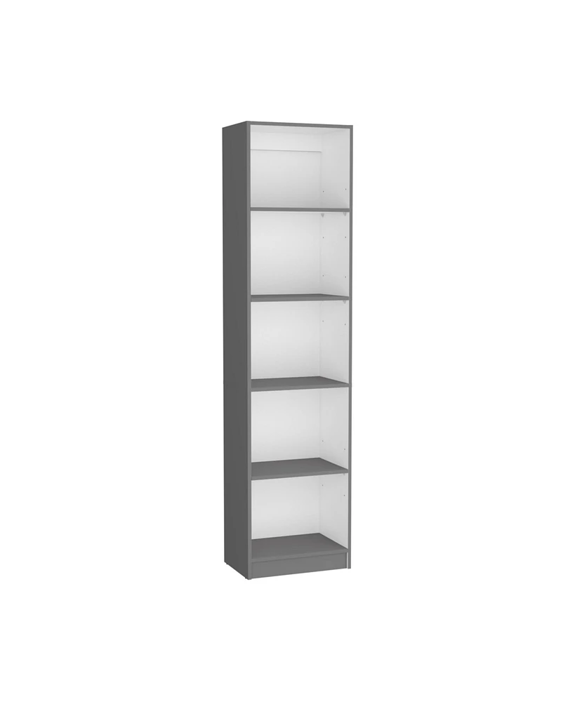 Vinton Xs Bookcase Compact Bookshelf with Multiple Shelves