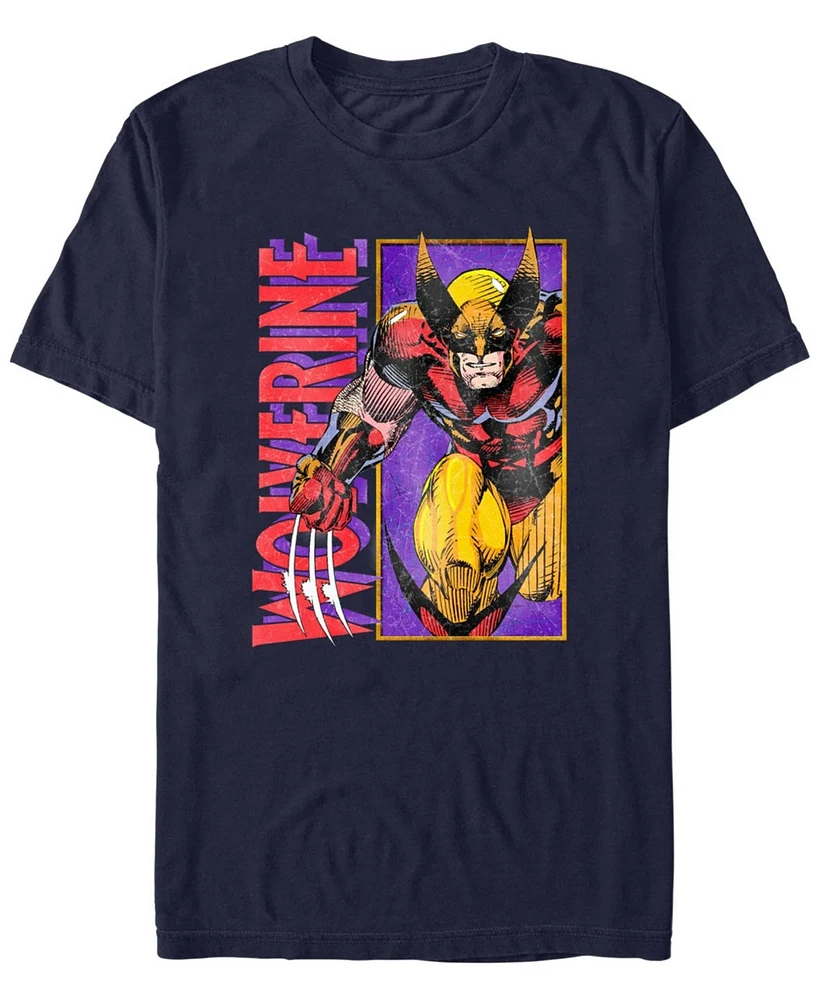 Fifth Sun Men's Wolverine Panel Bust Short Sleeve T-Shirt