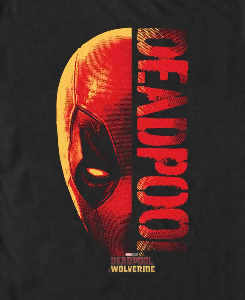 Fifth Sun Men's Half Deadpool Short Sleeve T-Shirt