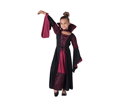 Dress Up America Vampiress Dress & Necklace Costume Set