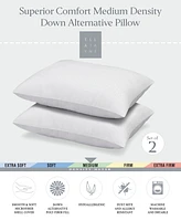 Ella Jayne Simple Comfort Down Alternative 2-Pack Pillow, Standard