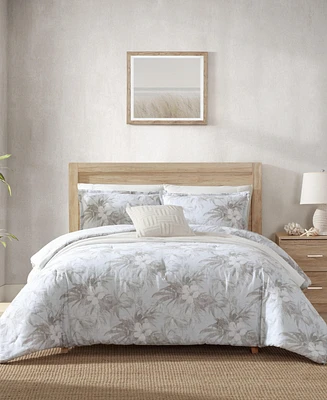 Tommy Bahama Home Beachway Blooms Reversible 3-Pc. Duvet Cover Set, Full/Queen