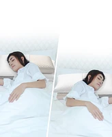 Cheer Collection Dual-Sided Memory Foam Pillow, Standard