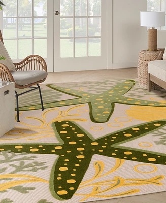 Nourison Home Aloha ALH24 7'10"x10'6" Area Rug
