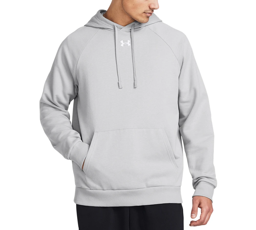 Under Armour Men's Rival Logo Embroidered Fleece Hoodie
