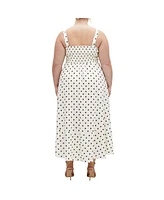 City Chic Plus Size Collins Print Maxi Dress