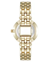 Anne Klein Women's Quartz Everyday Roman Numeral Gold-Tone Alloy Metal Watch, 32mm