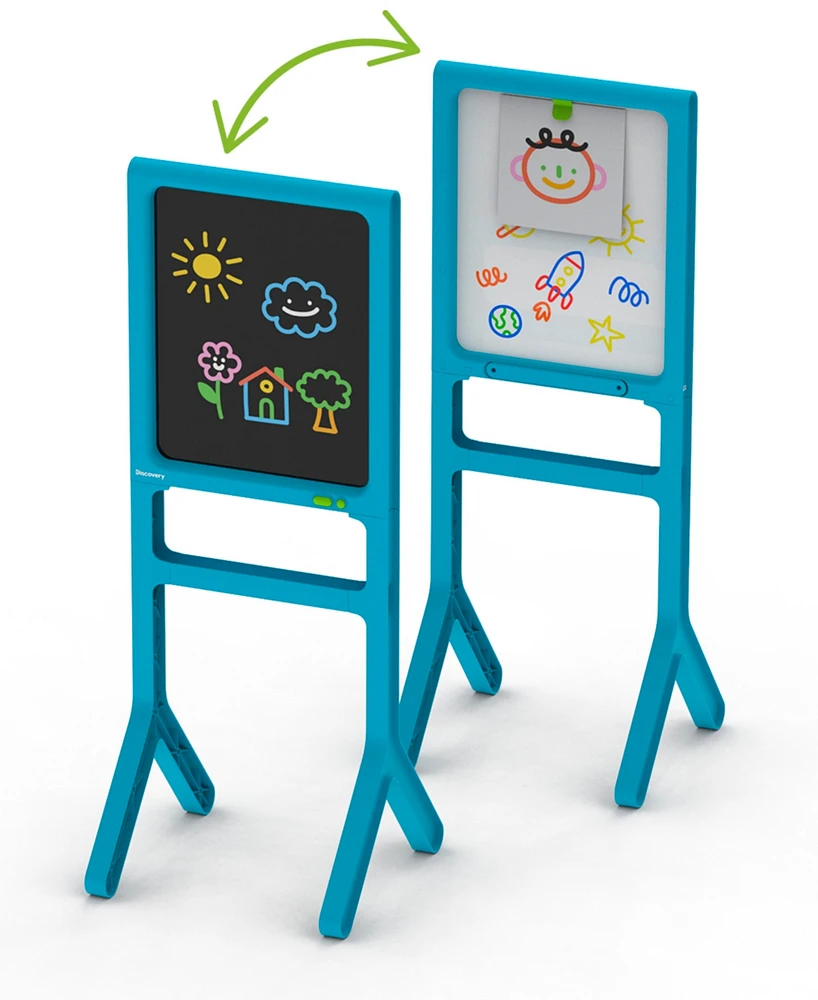 Discovery Kids Glow Easel Dual-Sided Art Station