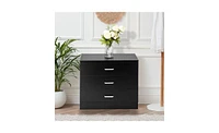 Minimalist 3-Drawer Dresser – Wooden Storage Cabinet for Bedroom, Entryway, or Nursery