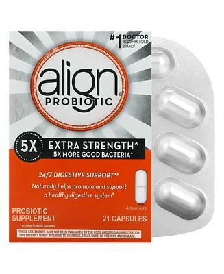 Align Probiotic Extra Strength, Probiotics for Women and Men, #1 Doctor Recommended Brand ,