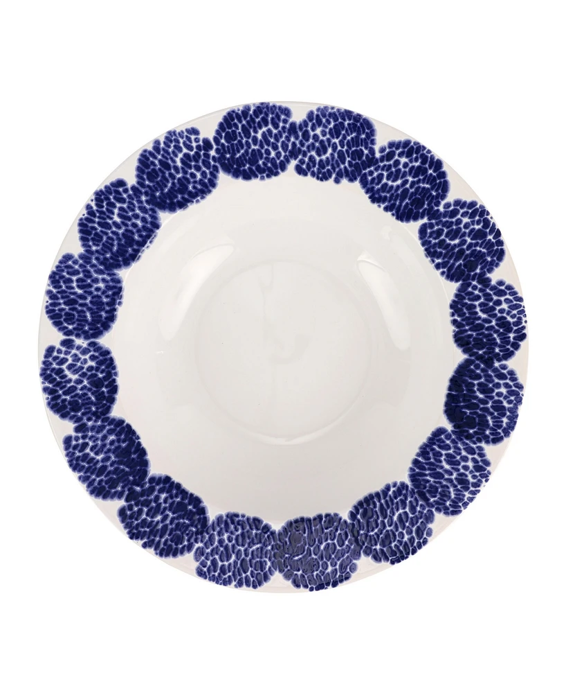 Vietri Santorini Rimmed Serving Bowl