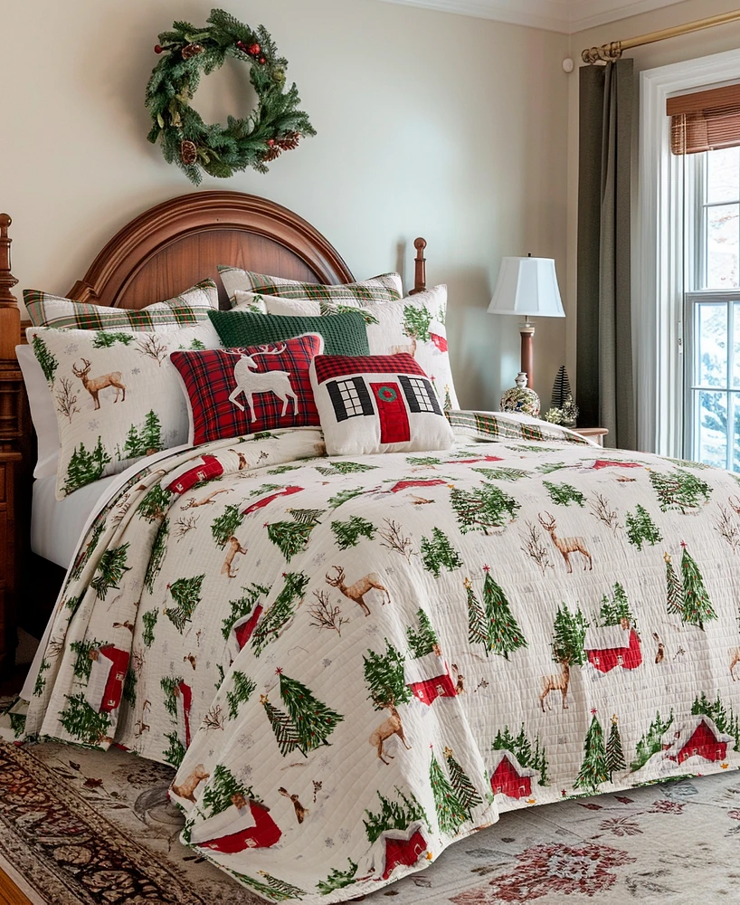 Levtex Tatum Pines Reversible 2-Pc. Bedspread Set, Twin/Twin Xl