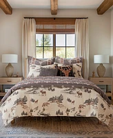 Levtex Lodge Toile Reversible 3-Pc. Quilt Set, Full/Queen