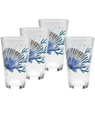 Fiesta Coastal Shores Tapered Cooler Glass, Set of 4