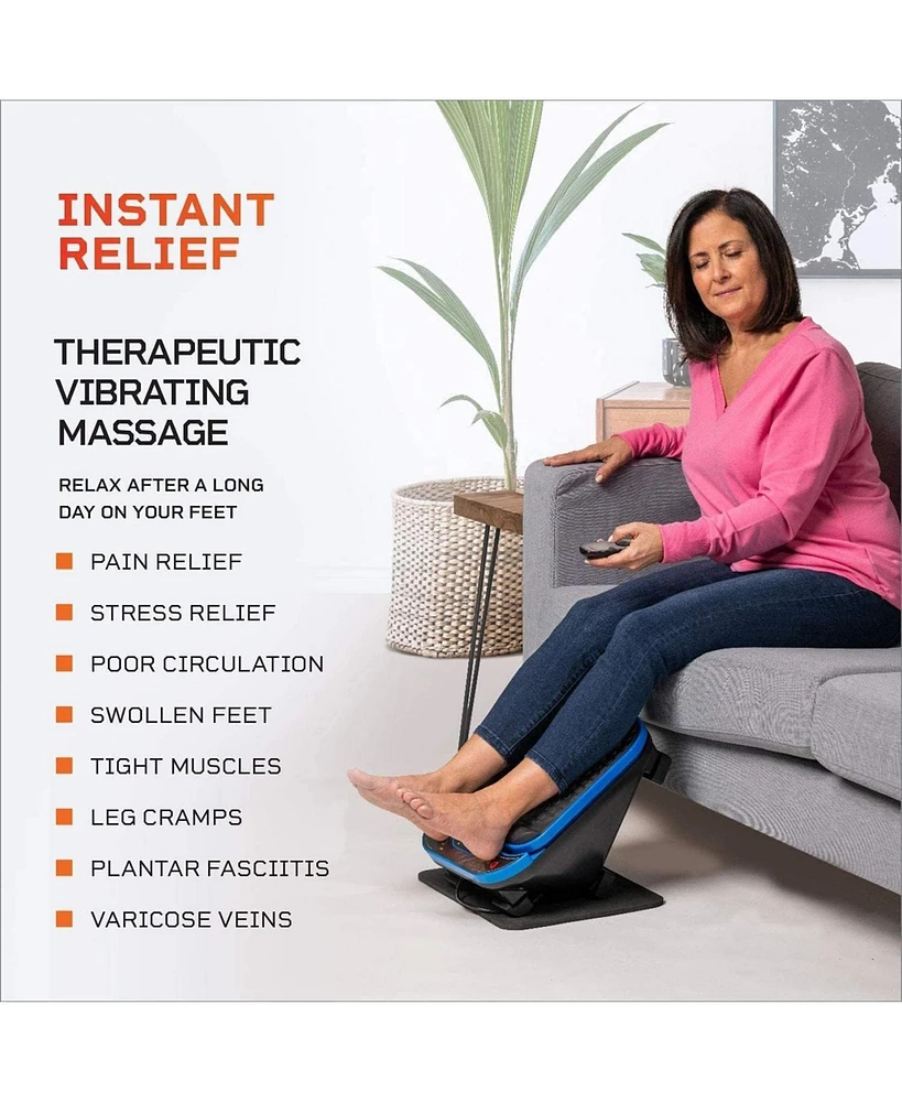 LifePro Foot Massager for Neuropathy - Heated Calf & Foot Therapy, Blood Revitalization