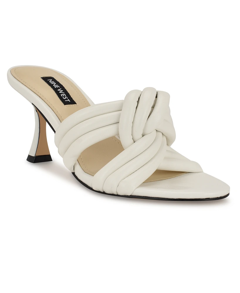 Nine West Women's Norene Slip On Tapered Heel Dress Sandals